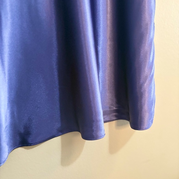 Vintage Gilligan & O'Malley Purple Silky Slip Chemise - Picture 7 of 13